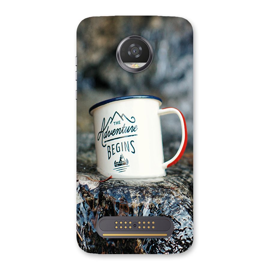 Adventure Begins Back Case for Moto Z2 Play