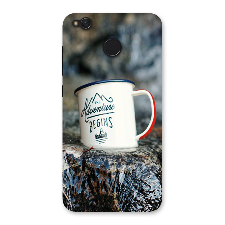 Adventure Begins Back Case for Redmi 4