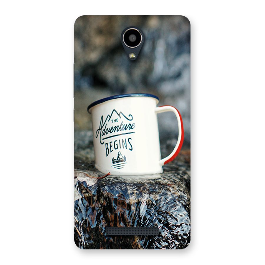 Adventure Begins Back Case for Redmi Note 2
