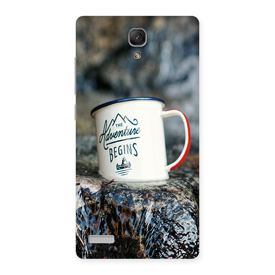 Adventure Begins Back Case for Redmi Note Prime