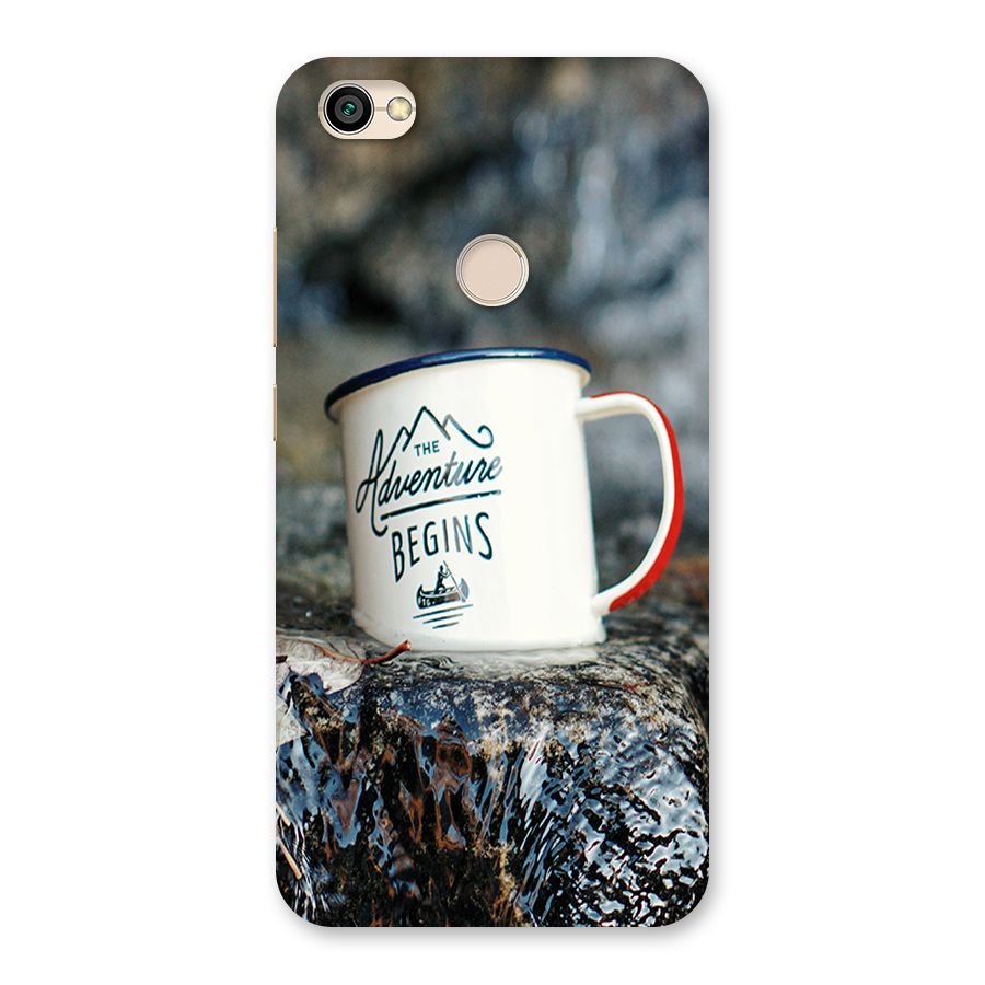 Adventure Begins Back Case for Redmi Y1 2017