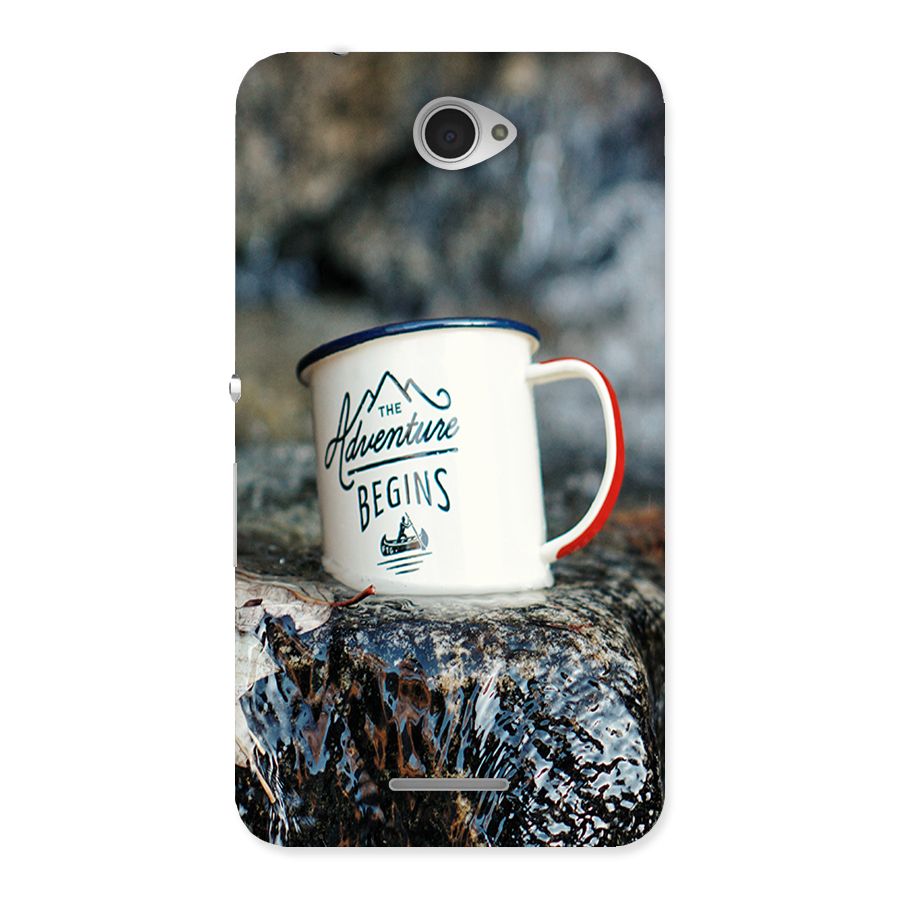 Adventure Begins Back Case for Sony Xperia E4