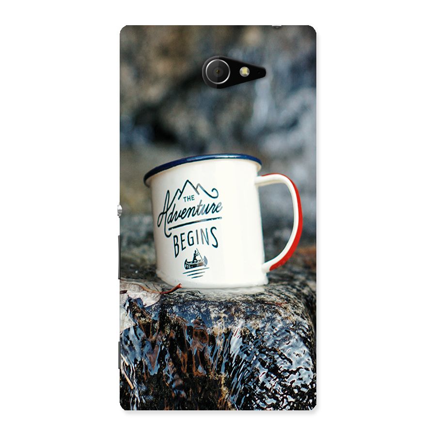 Adventure Begins Back Case for Sony Xperia M2