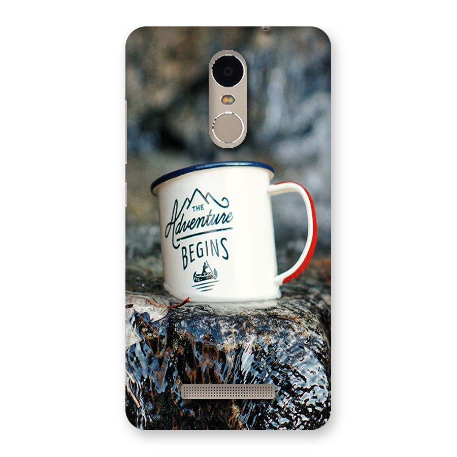 Adventure Begins Back Case for Xiaomi Redmi Note 3