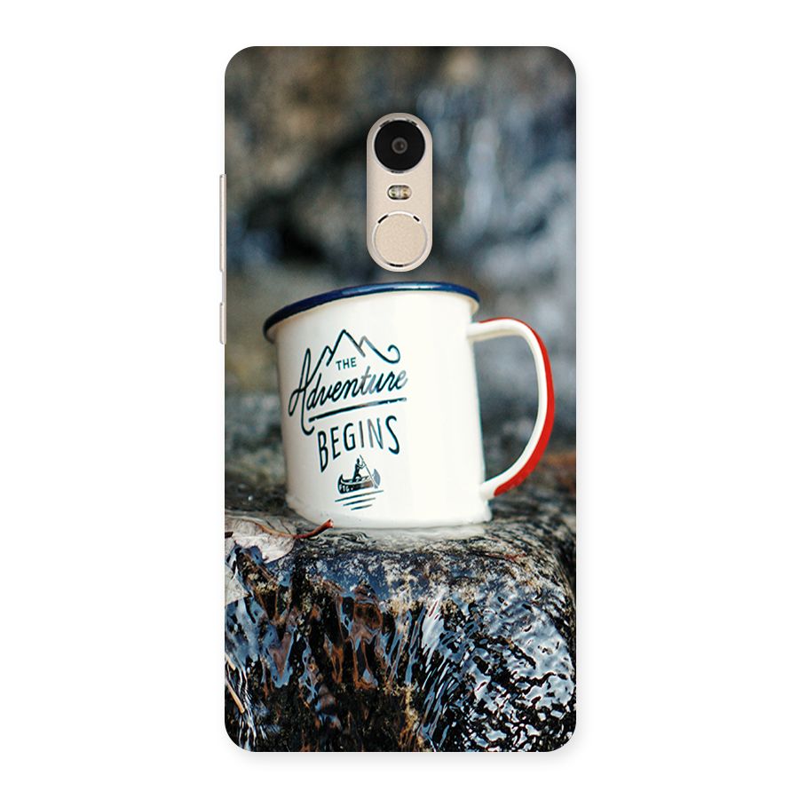 Adventure Begins Back Case for Xiaomi Redmi Note 4
