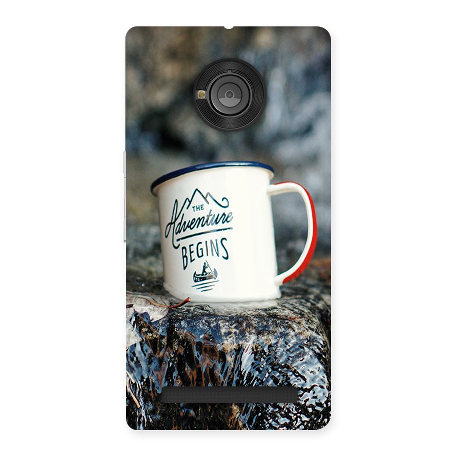 Adventure Begins Back Case for Yu Yunique