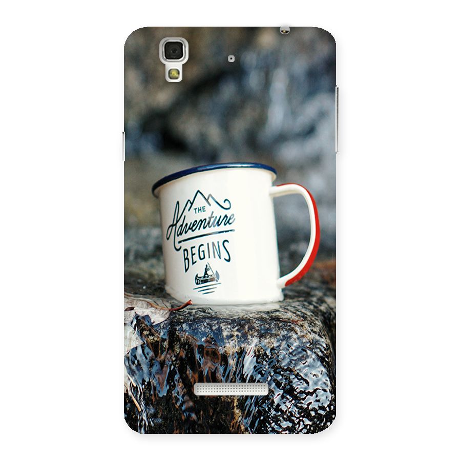 Adventure Begins Back Case for Yu Yureka