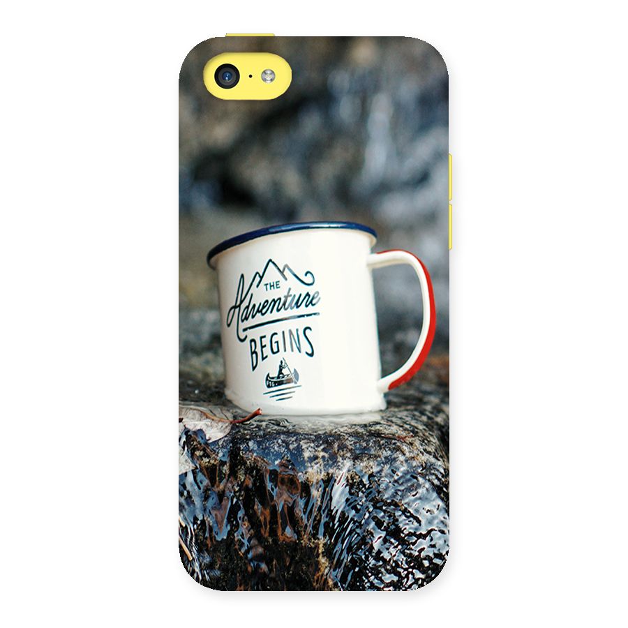 Adventure Begins Back Case for iPhone 5C