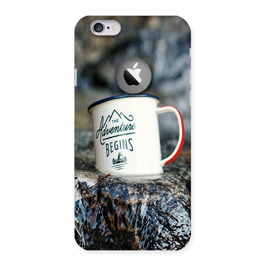 Adventure Begins Back Case for iPhone 6 Logo Cut