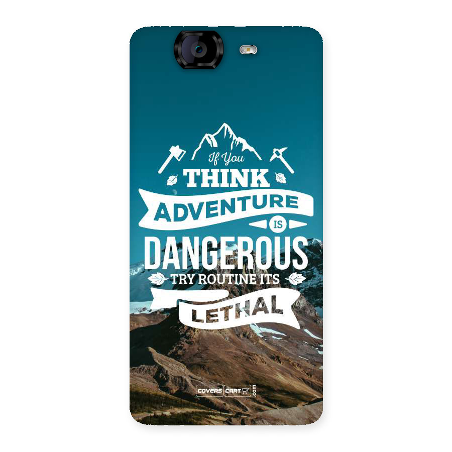 Adventure Dangerous Lethal Back Case for Canvas Knight A350
