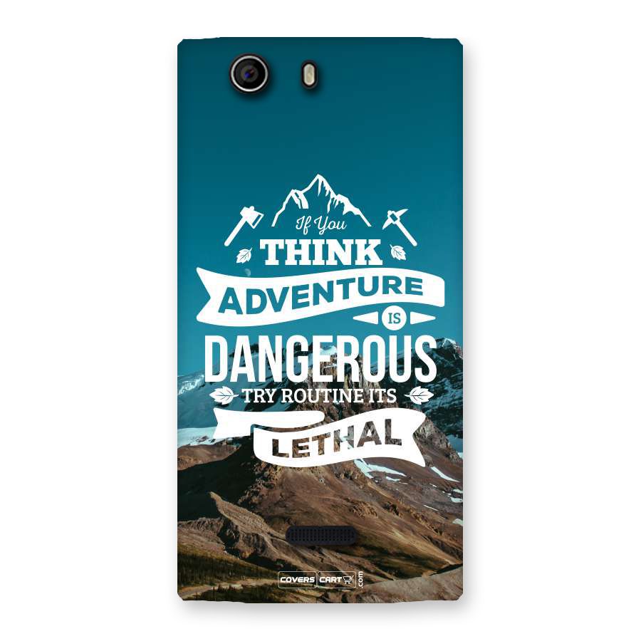 Adventure Dangerous Lethal Back Case for Canvas Nitro 2
