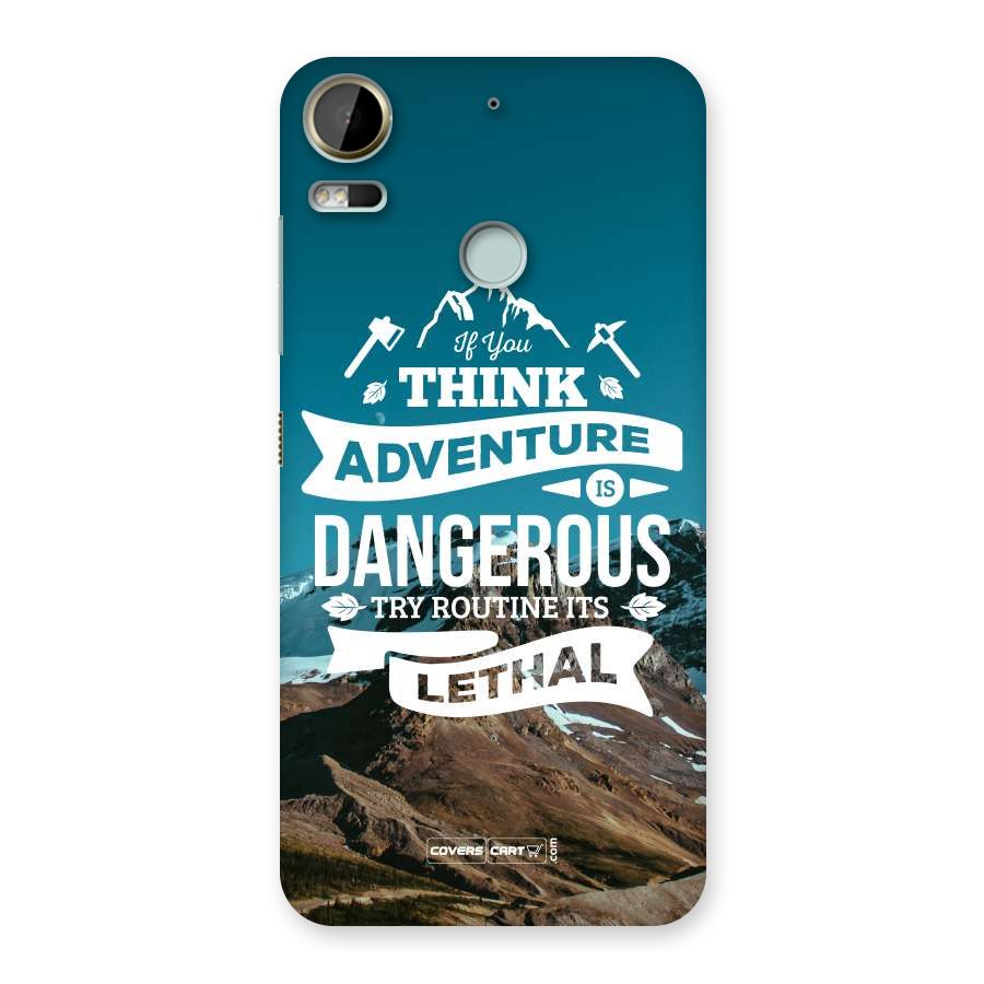Adventure Dangerous Lethal Back Case for Desire 10 Pro