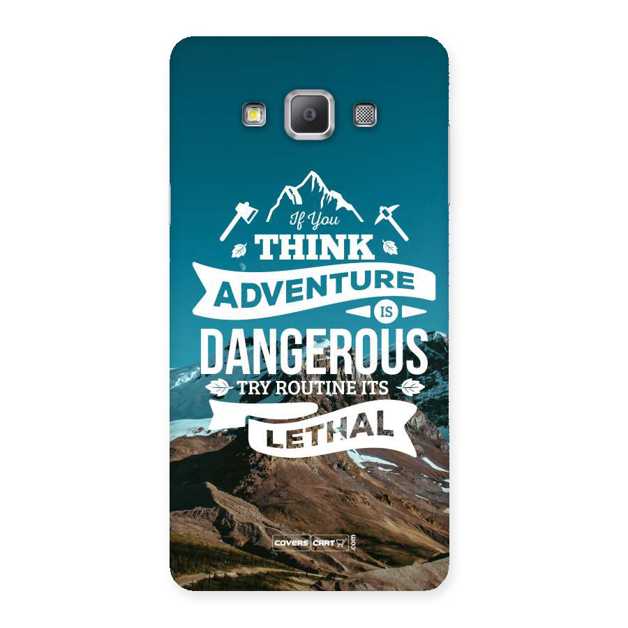 Adventure Dangerous Lethal Back Case for Galaxy A7