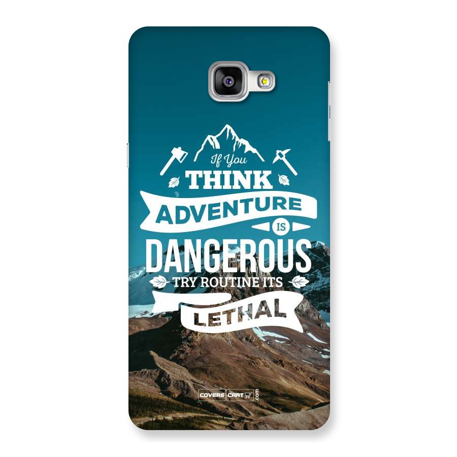 Adventure Dangerous Lethal Back Case for Galaxy A9