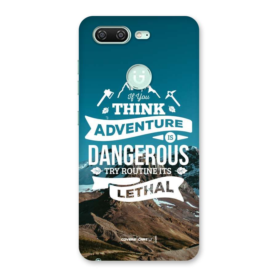 Adventure Dangerous Lethal Back Case for Gionee S10