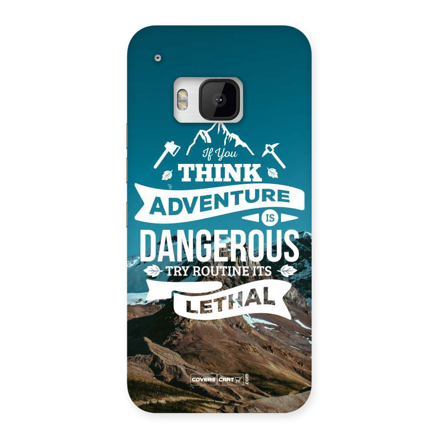 Adventure Dangerous Lethal Back Case for HTC One M9