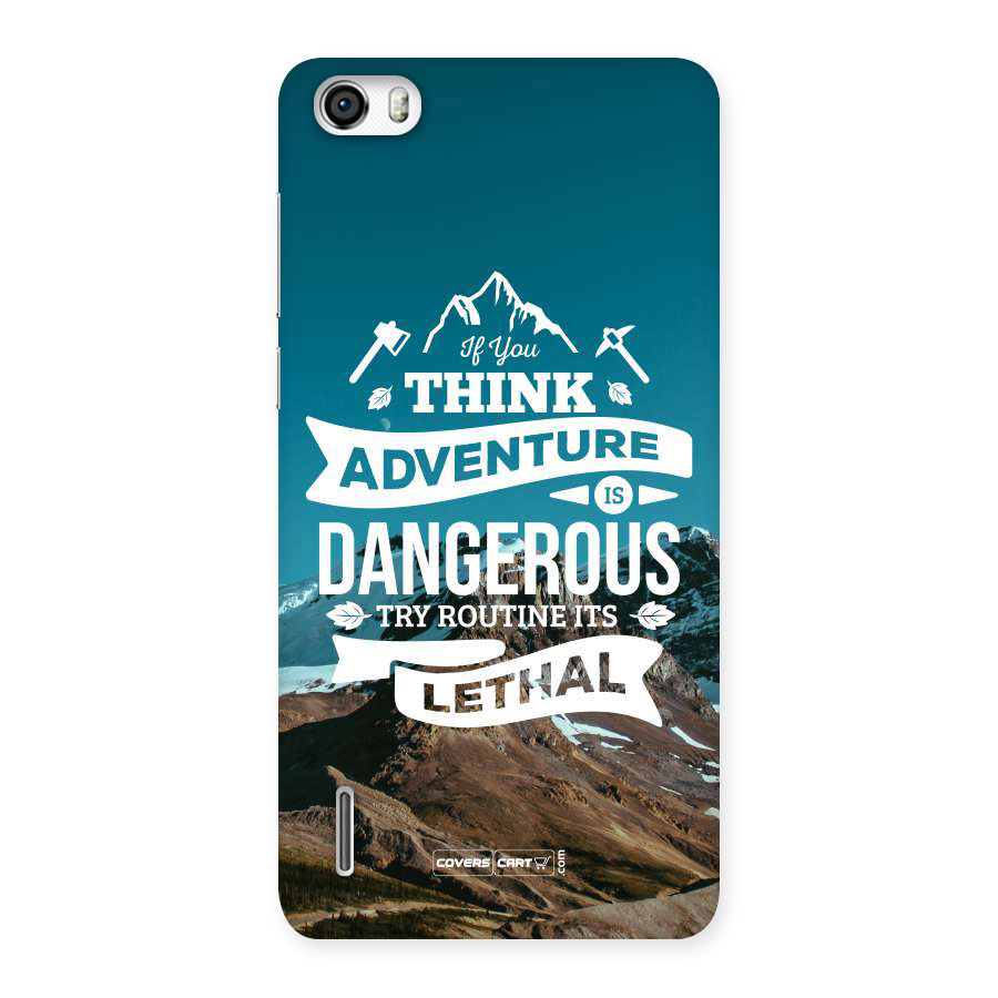 Adventure Dangerous Lethal Back Case for Honor 6