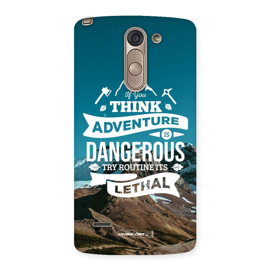 Adventure Dangerous Lethal Back Case for LG G3 Stylus