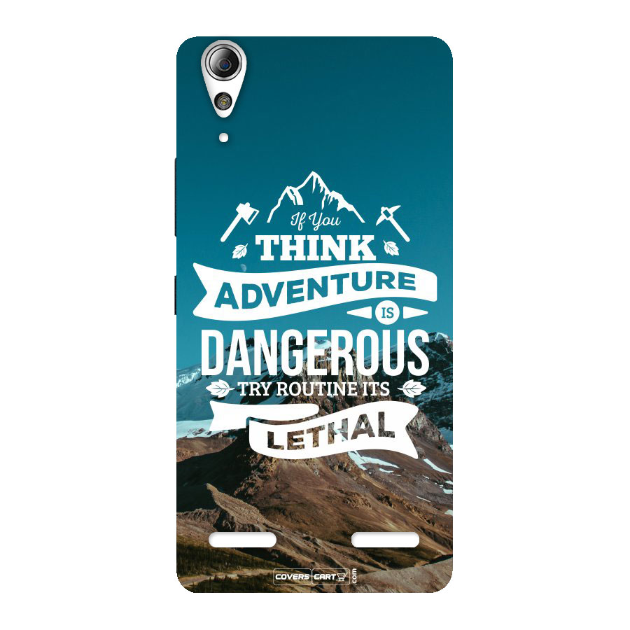 Adventure Dangerous Lethal Back Case for Lenovo A6000 Plus