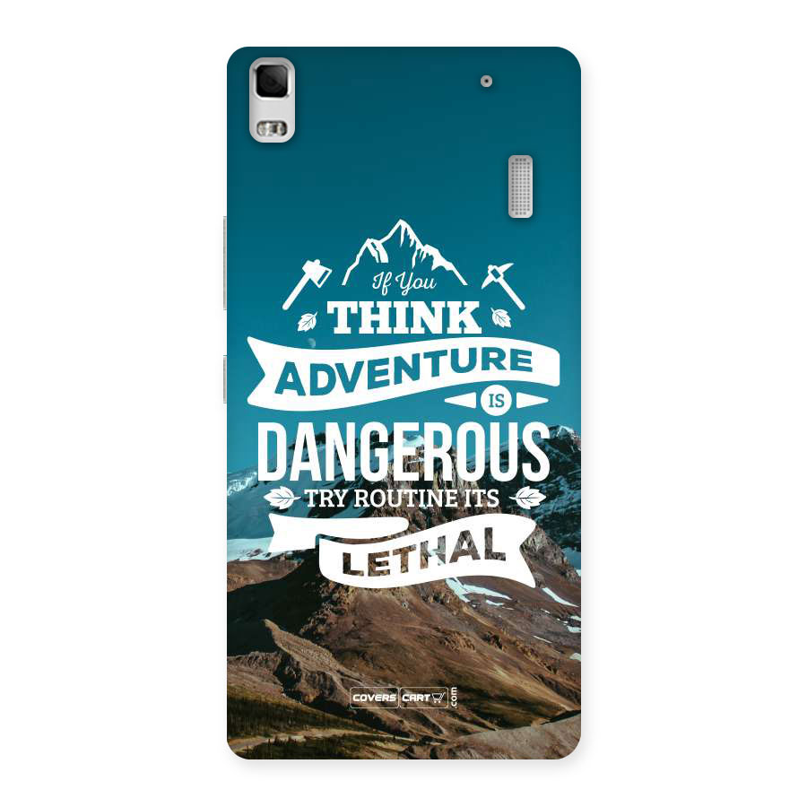 Adventure Dangerous Lethal Back Case for Lenovo K3 Note