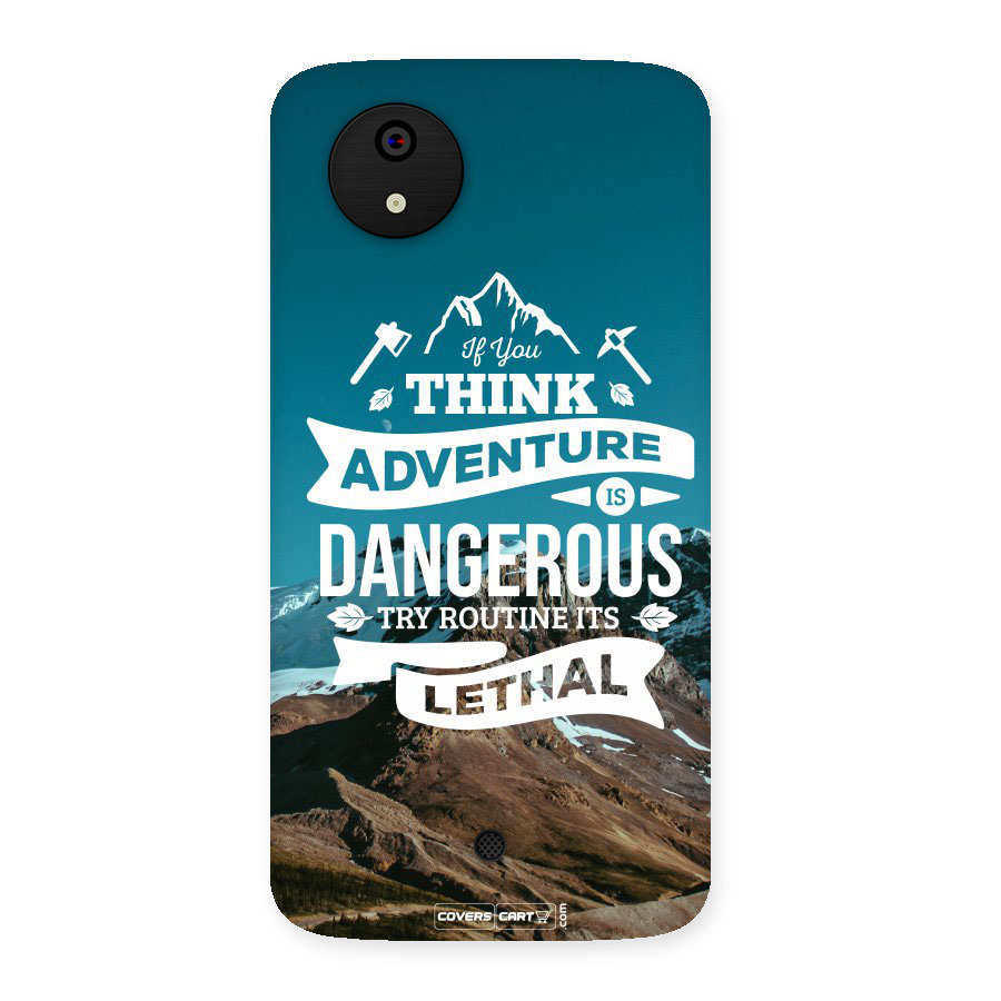 Adventure Dangerous Lethal Back Case for Micromax Canvas A1
