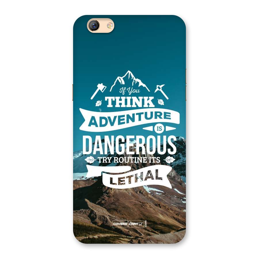 Adventure Dangerous Lethal Back Case for Oppo F3 Plus