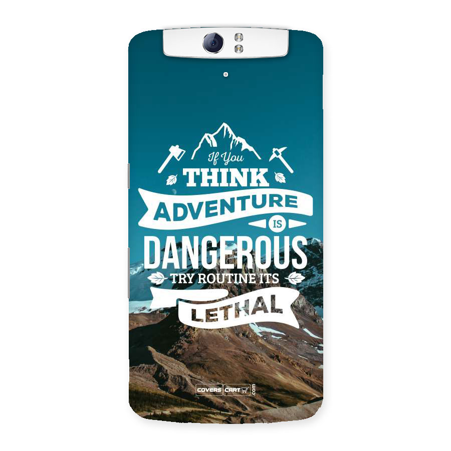Adventure Dangerous Lethal Back Case for Oppo N1