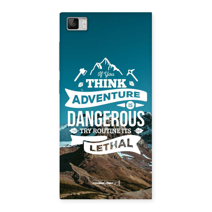 Adventure Dangerous Lethal Back Case for Xiaomi Mi3