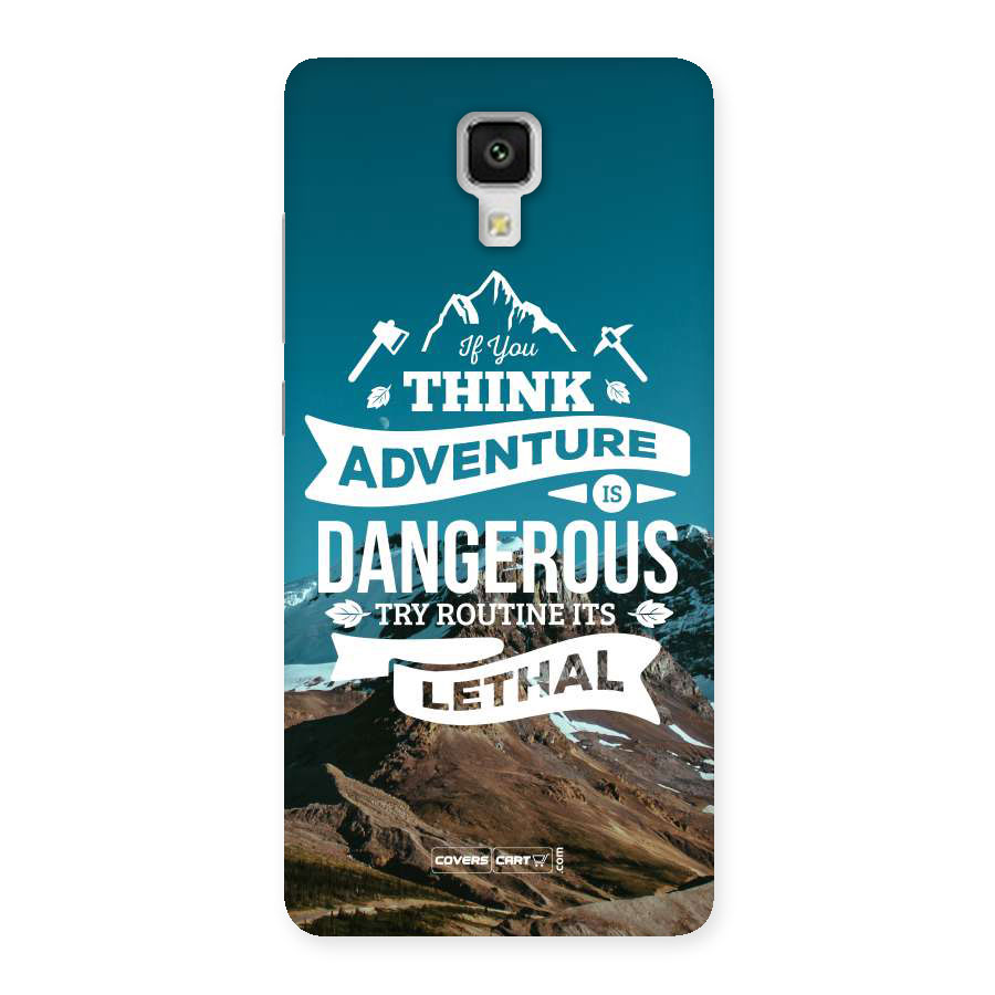 Adventure Dangerous Lethal Back Case for Xiaomi Mi 4