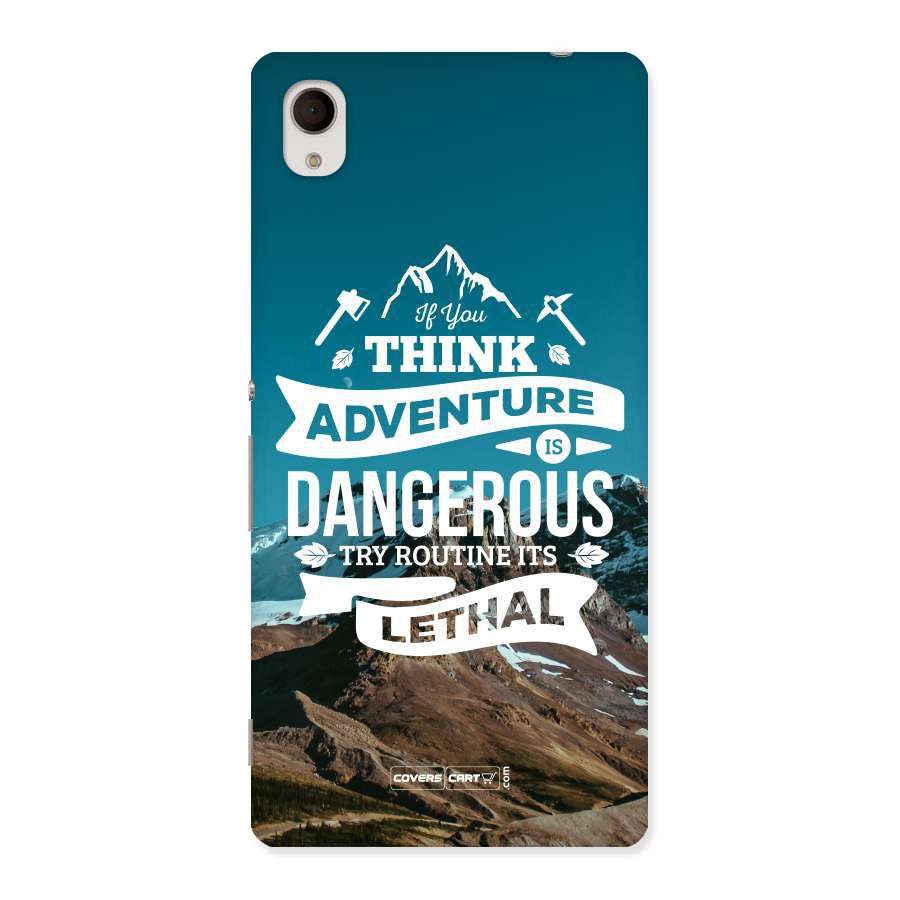 Adventure Dangerous Lethal Back Case for Xperia M4 Aqua