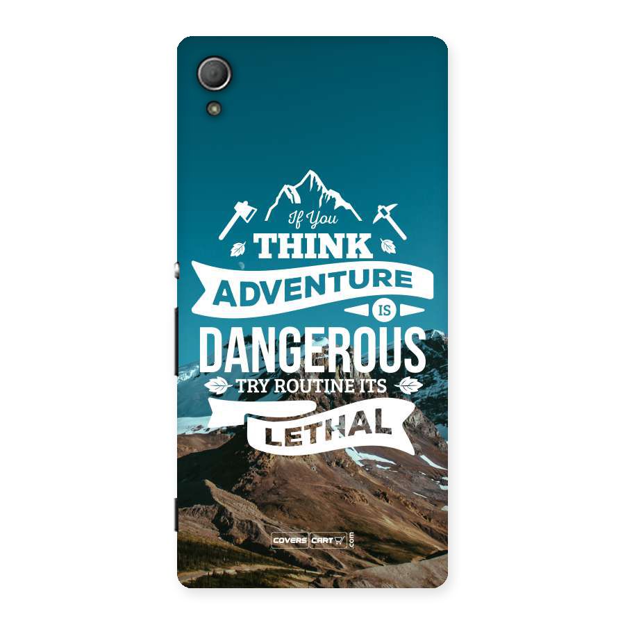 Adventure Dangerous Lethal Back Case for Xperia Z3 Plus