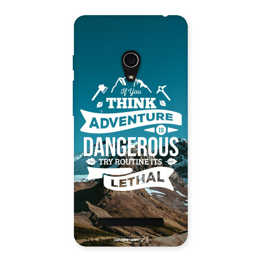 Adventure Dangerous Lethal Back Case for Zenfone 5