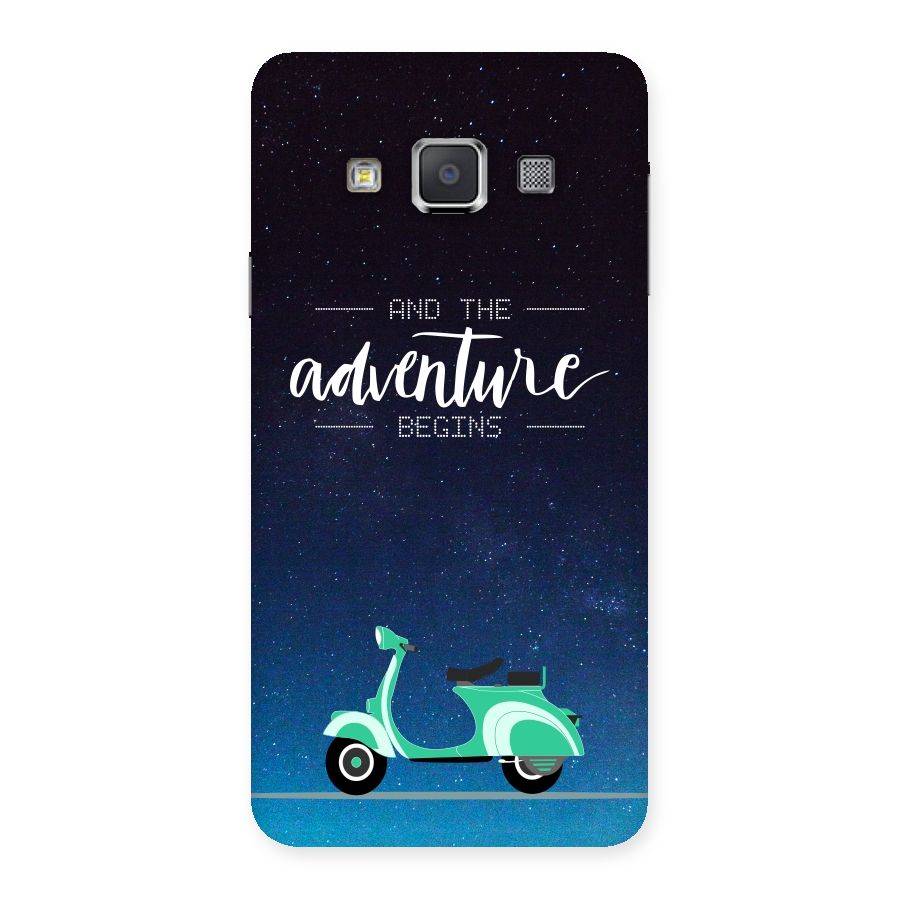 Adventure Scooter Back Case for Galaxy A3