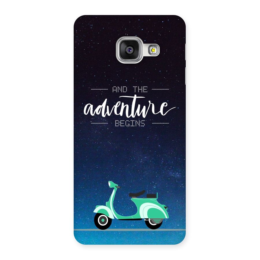 Adventure Scooter Back Case for Galaxy A3 2016