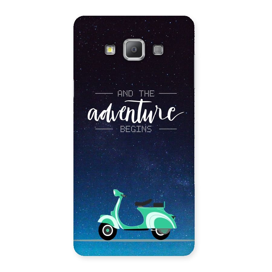 Adventure Scooter Back Case for Galaxy A7