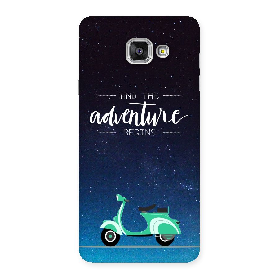 Adventure Scooter Back Case for Galaxy A7 2016