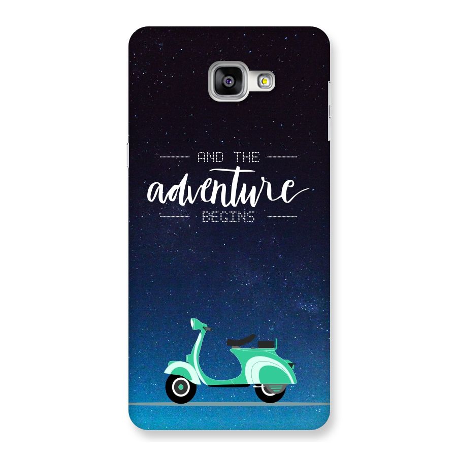 Adventure Scooter Back Case for Galaxy A9