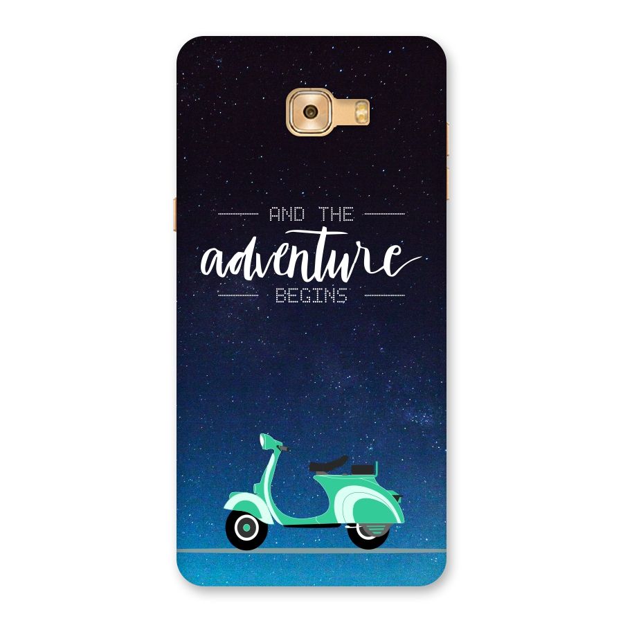 Adventure Scooter Back Case for Galaxy C9 Pro