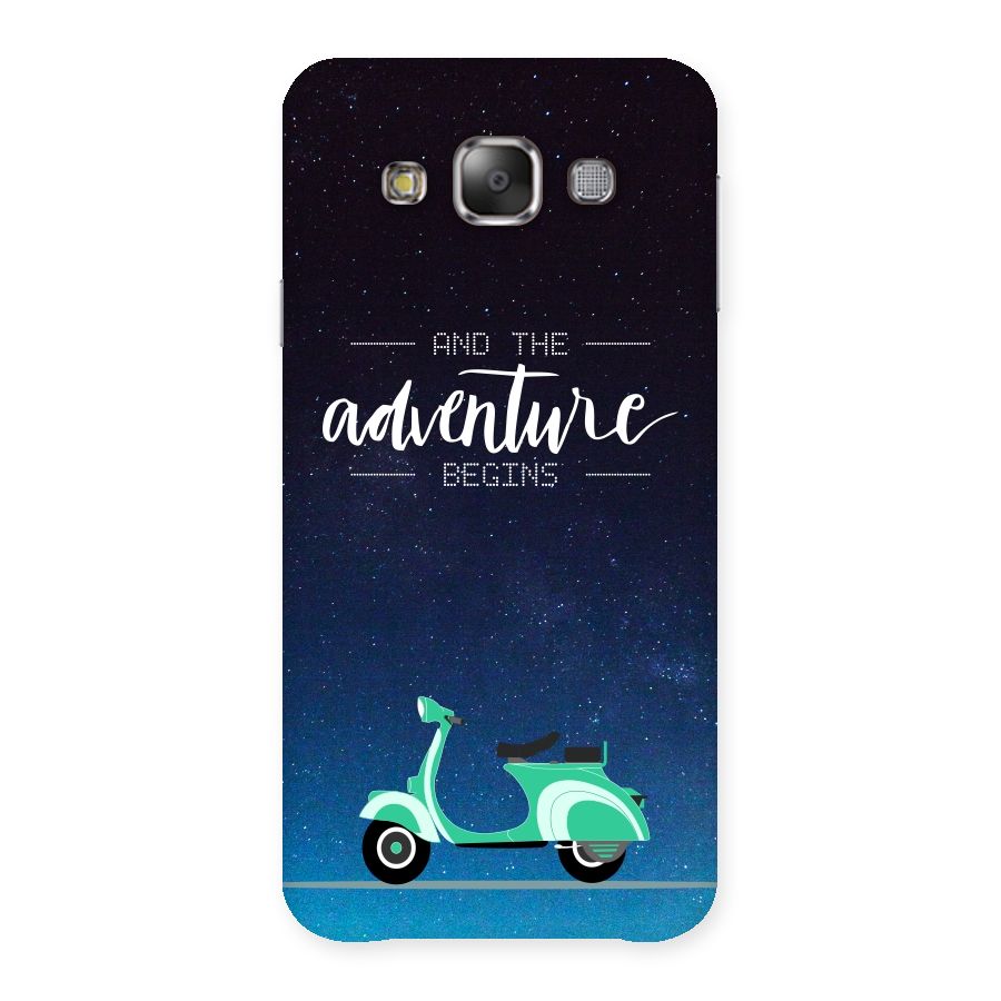 Adventure Scooter Back Case for Galaxy E7