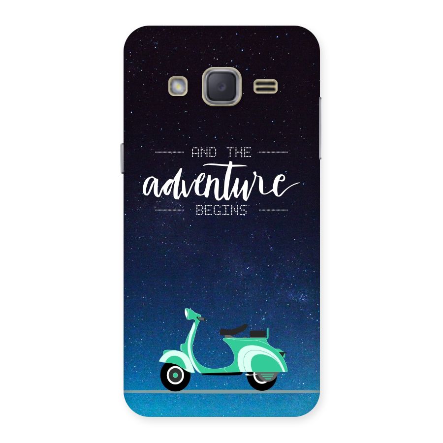 Adventure Scooter Back Case for Galaxy J2