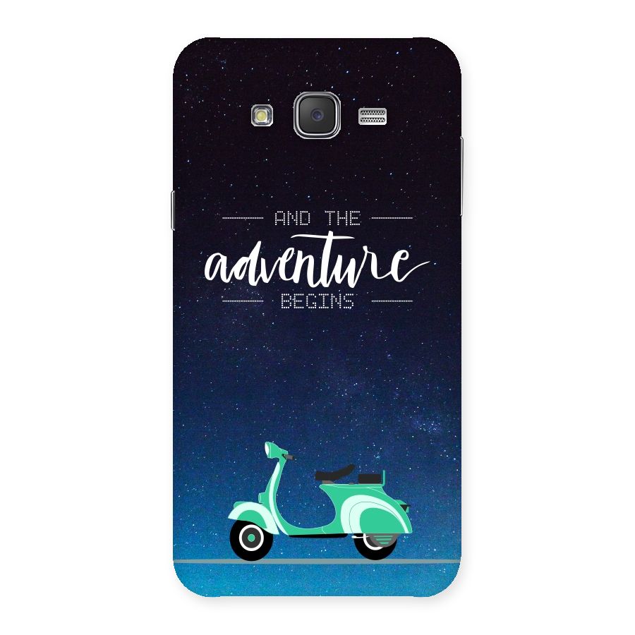 Adventure Scooter Back Case for Galaxy J7