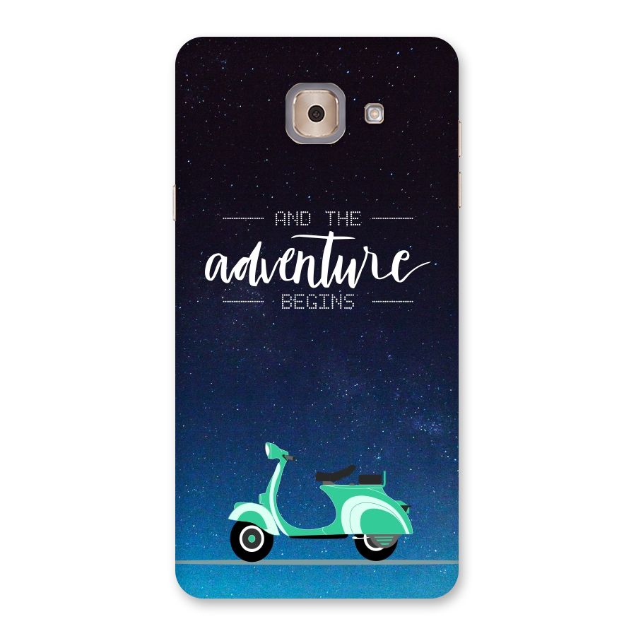 Adventure Scooter Back Case for Galaxy J7 Max