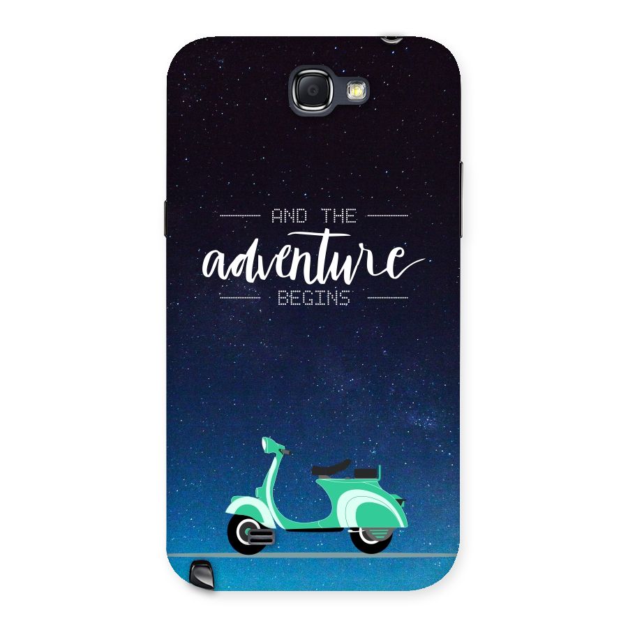 Adventure Scooter Back Case for Galaxy Note 2