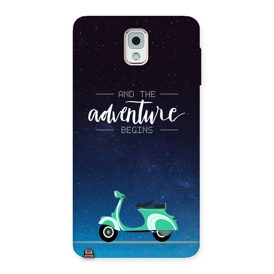 Adventure Scooter Back Case for Galaxy Note 3