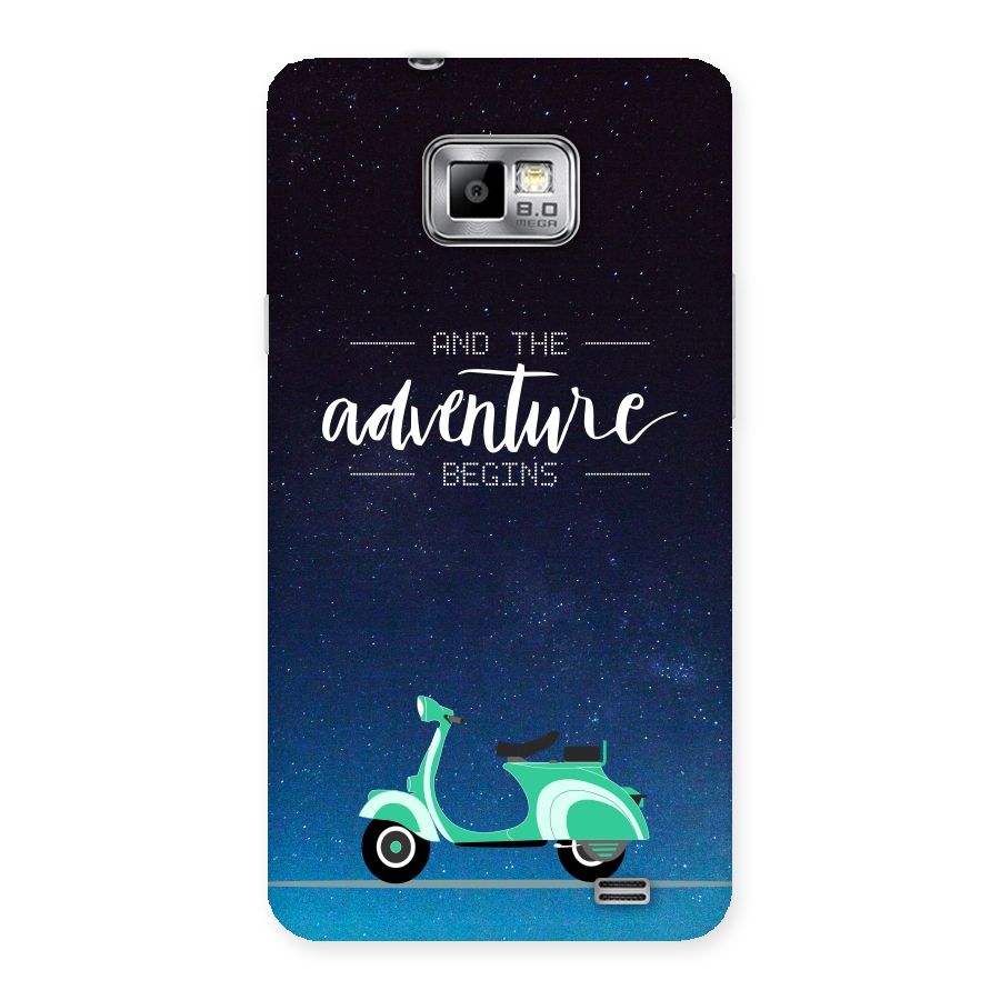 Adventure Scooter Back Case for Galaxy S2