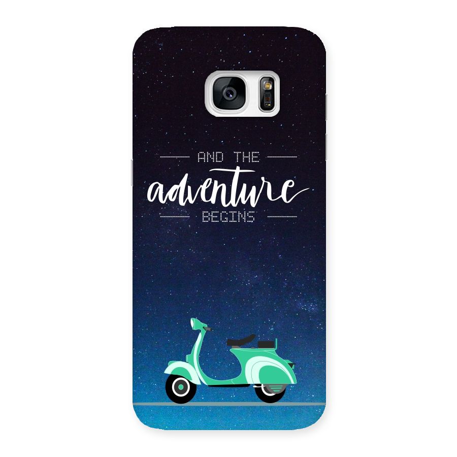 Adventure Scooter Back Case for Galaxy S7 Edge