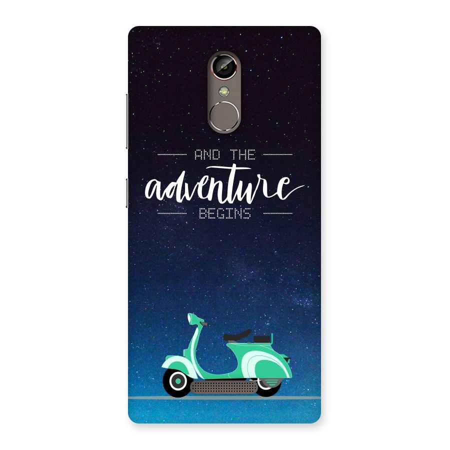 Adventure Scooter Back Case for Gionee S6s