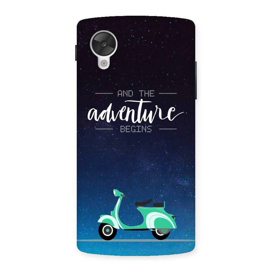 Adventure Scooter Back Case for Google Nexsus 5