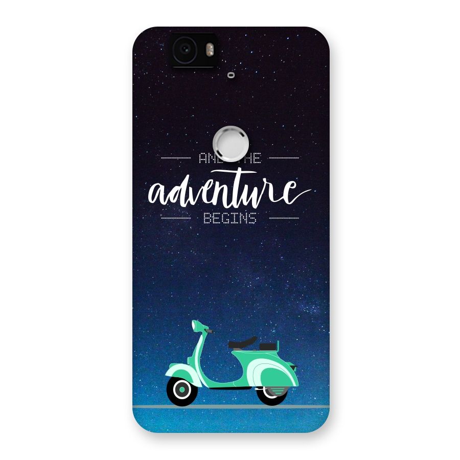 Adventure Scooter Back Case for Google Nexus-6P