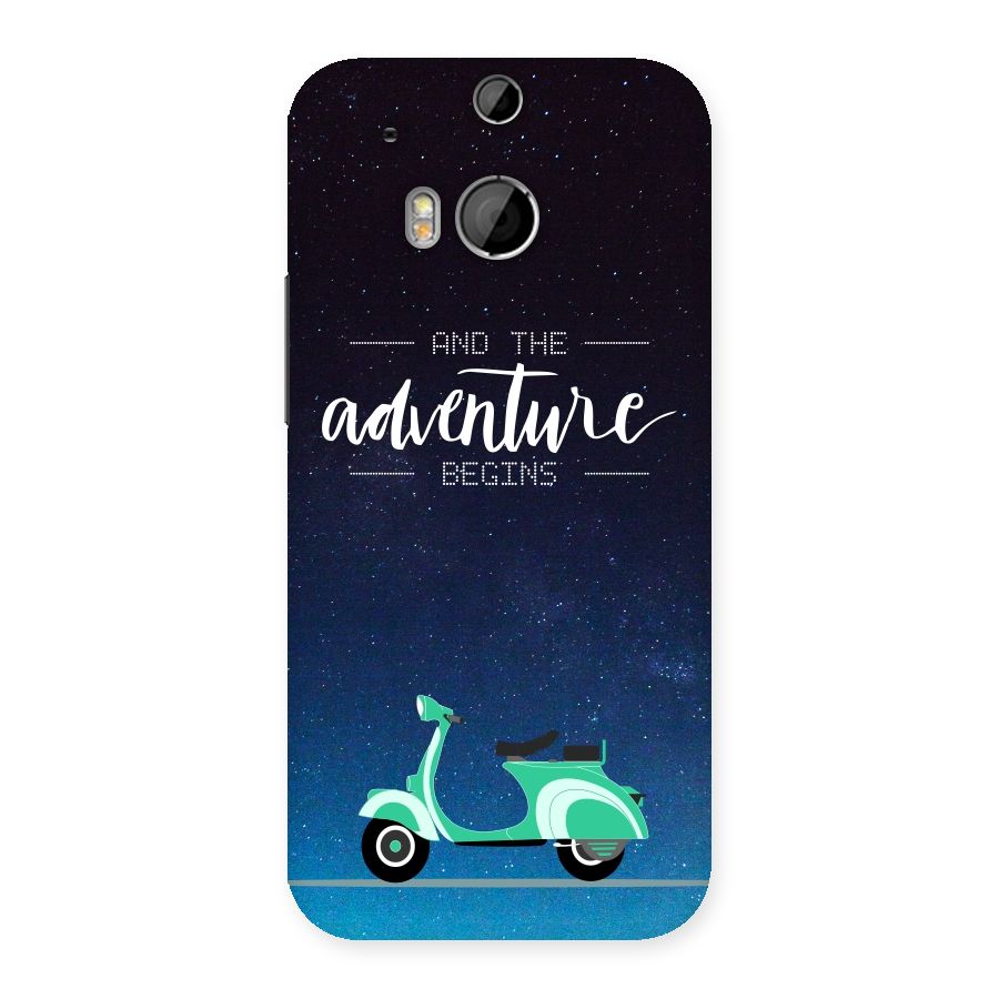 Adventure Scooter Back Case for HTC One M8